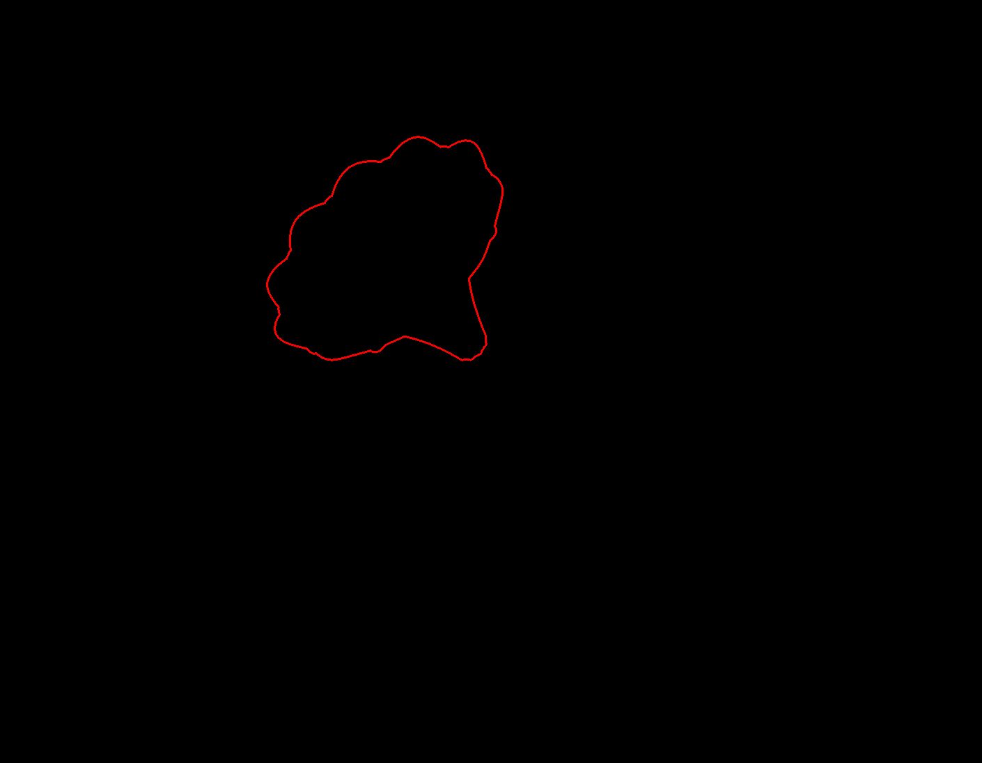 export from Xcode gpu: outline of the previous step mask with some dilation