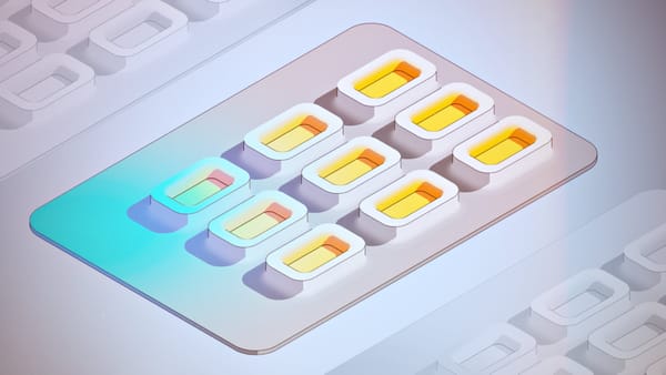 Illustration of 3x3 boxes in perspective, similar to the boxes on the transform inspector in RCP.